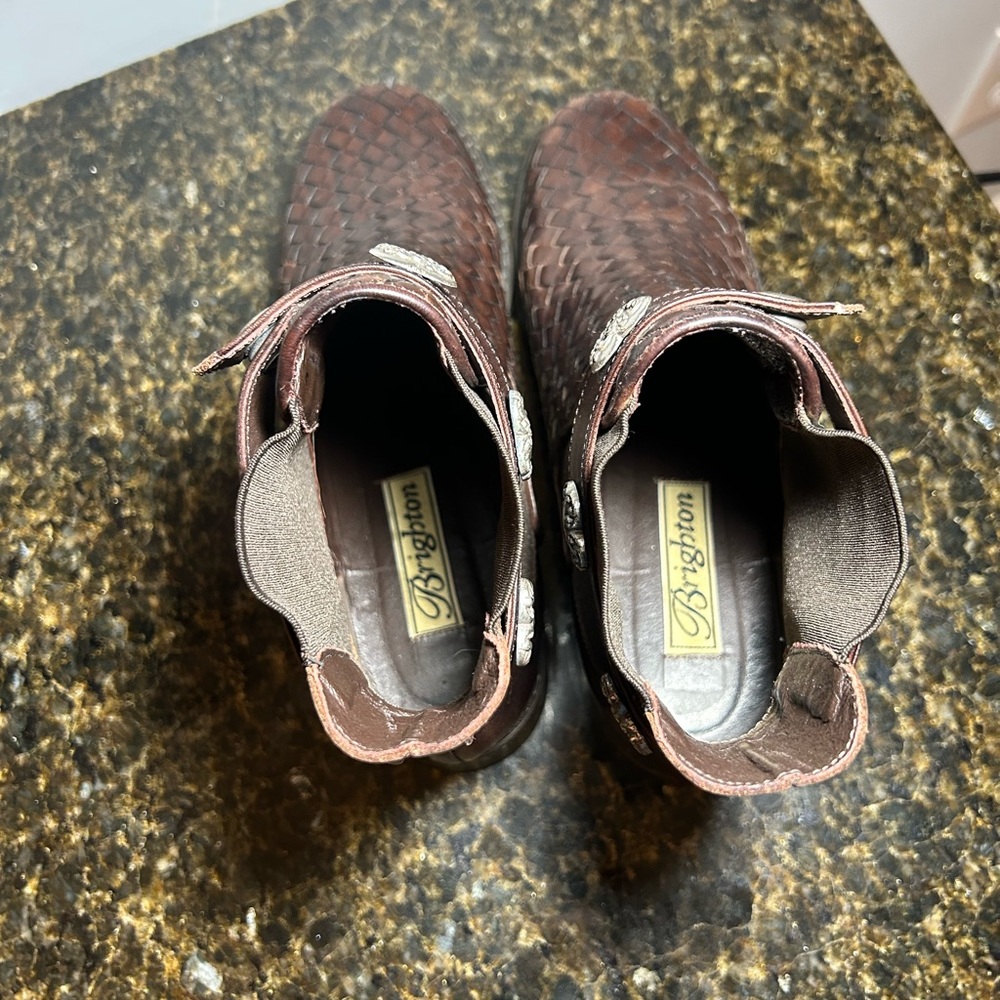 Brighton leather booties size 7.5 - Picture 8 of 15